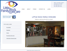 Tablet Screenshot of littlerockfamilyeyecare.com